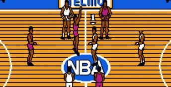 Tecmo NBA Basketball NES Screenshot