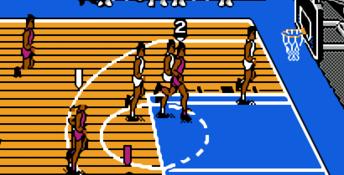 Tecmo NBA Basketball NES Screenshot