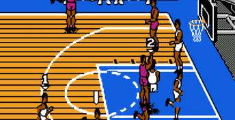 Tecmo NBA Basketball NES Screenshot