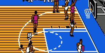 Tecmo NBA Basketball NES Screenshot