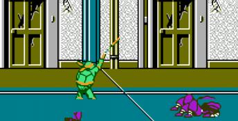 Teenage Mutant Ninja Turtles 2: The Arcade Game NES Screenshot