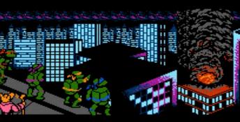 Teenage Mutant Ninja Turtles 2: The Arcade Game NES Screenshot