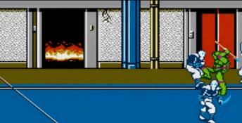 Teenage Mutant Ninja Turtles 2: The Arcade Game NES Screenshot