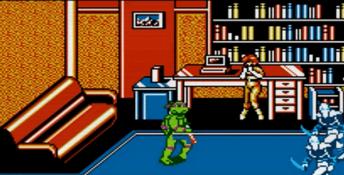 Teenage Mutant Ninja Turtles 2: The Arcade Game NES Screenshot
