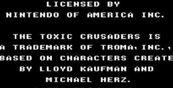 Toxic Crusaders NES Screenshot