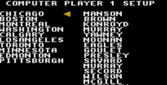 Wayne Gretzky Hockey NES Screenshot