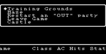 Wizardry: Proving Grounds of the Mad Overlord NES Screenshot