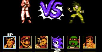 World Heroes 2 NES Screenshot