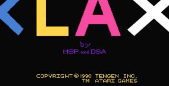Klax PC Engine Screenshot