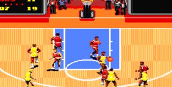 Tv Sports Basketball PC Engine Screenshot