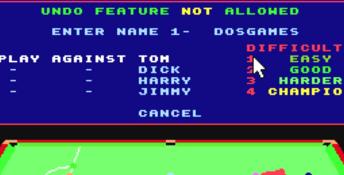 Jimmy White's 'Whirlwind' Snooker PC Screenshot