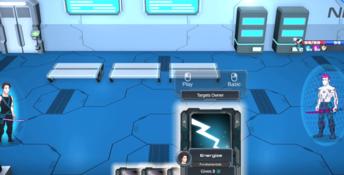 Metroplex Zero: Sci-Fi Card Battler PC Screenshot