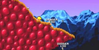 Worms Playstation Screenshot