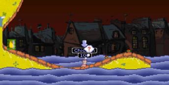 Worms Armageddon Playstation Screenshot