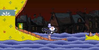 Worms Armageddon Playstation Screenshot