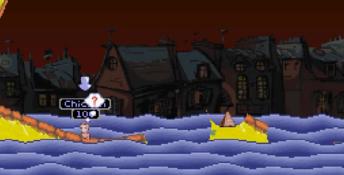 Worms Armageddon Playstation Screenshot