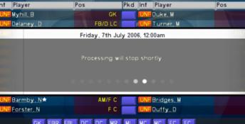 Championship Manager 2007 Playstation 2 Screenshot