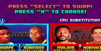 NBA Jam: Tournament Edition Saturn Screenshot