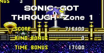 Sonic CD Sega CD Screenshot
