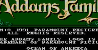 The Addams Family Sega Master System Screenshot