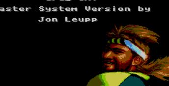 Andre Agassi Tennis Sega Master System Screenshot