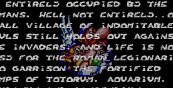 Asterix and the Great Rescue Sega Master System Screenshot
