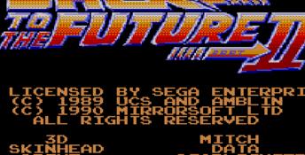 Back to the Future Part 2 Sega Master System Screenshot