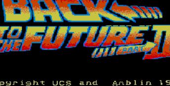 Back to the Future Part 3 Sega Master System Screenshot