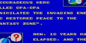 Fantasy Zone II: The Tears of Opa-Opa Sega Master System Screenshot