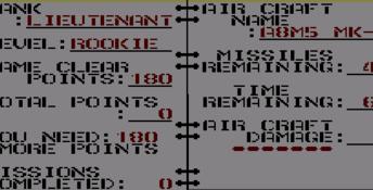 G-Loc Air Battle Sega Master System Screenshot