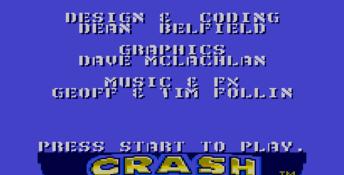 The Incredible Crash Dummies Sega Master System Screenshot
