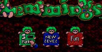 Lemmings Sega Master System Screenshot