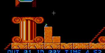 Lemmings Sega Master System Screenshot