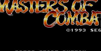 Masters of Combat Sega Master System Screenshot