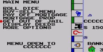 Monopoly Sega Master System Screenshot