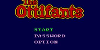 The Ottifants Sega Master System Screenshot