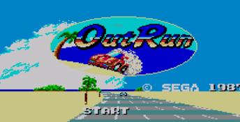 OutRun (1986) Sega Master System Screenshot