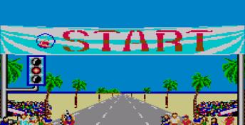 OutRun (1986) Sega Master System Screenshot