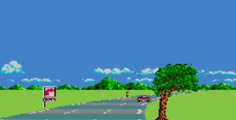 OutRun (1986) Sega Master System Screenshot