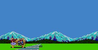 OutRun (1986) Sega Master System Screenshot