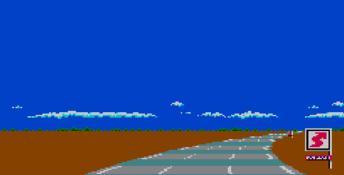 OutRun (1986) Sega Master System Screenshot