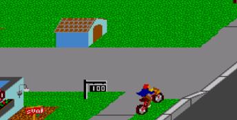 Paperboy (1990) Sega Master System Screenshot