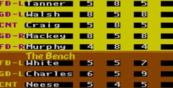 Pat Riley Basketball (1990) Sega Master System Screenshot