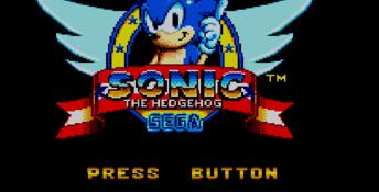 Sonic The Hedgehog Sega Master System Screenshot