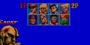 Street Fighter 2 Sega Master System Screenshot