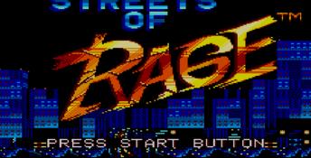 Streets of Rage Sega Master System Screenshot