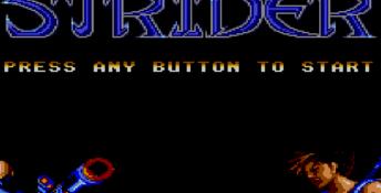 Strider Sega Master System Screenshot
