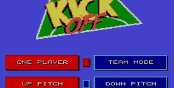 Super Kick Off Sega Master System Screenshot