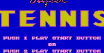 Super Tennis Sega Master System Screenshot