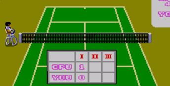 Super Tennis Sega Master System Screenshot